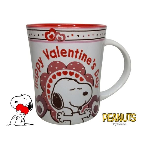 Gibson‎ Snoopy Valentines Day Peanuts by Schulz Coffee Tea Mug Cup 16 oz - Picture 8 of 8
